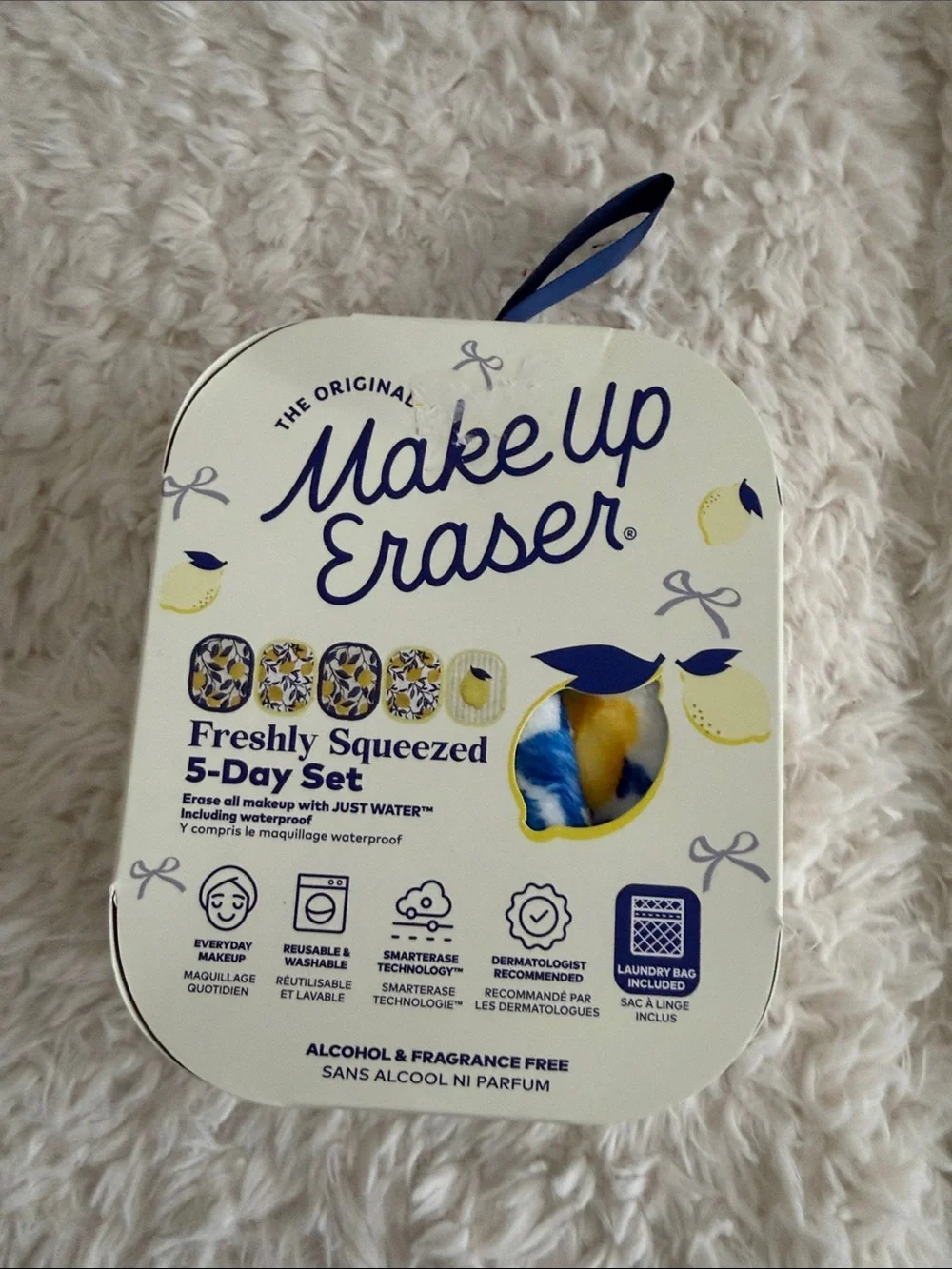MakeUp Eraser Freshly Squeezed 5-Day Set - Blue & Yellow